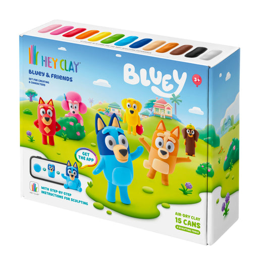 Hey Clay - Bluey and Friends Modeling Air Dry Clay
