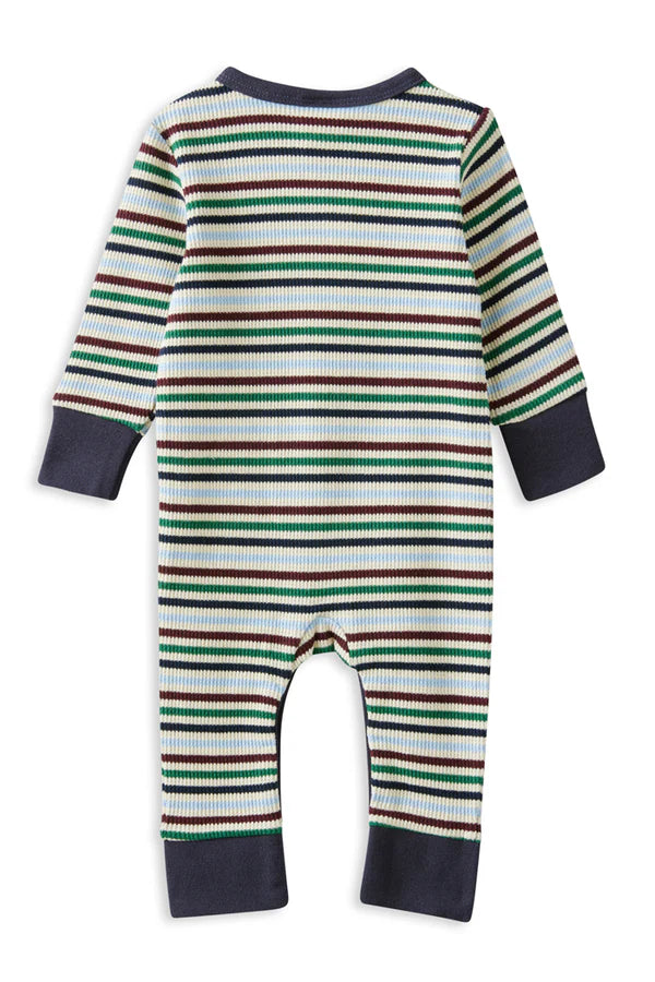 Heritage Waffle Henley Romper