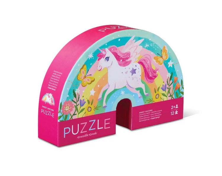 12 Piece Mini Puzzle - Sweet Unicorn