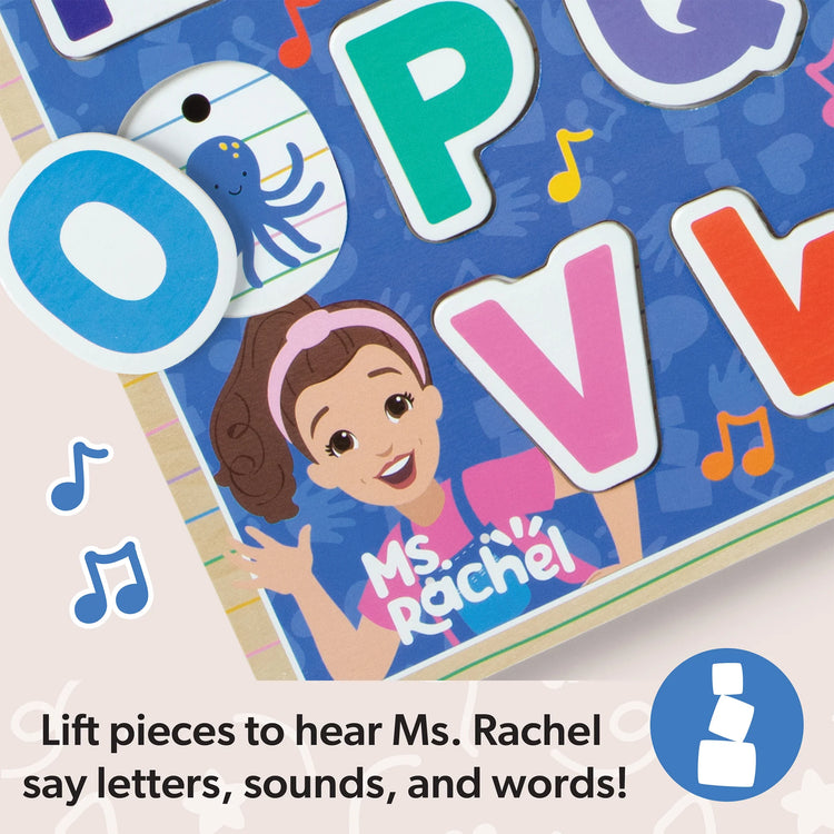 Ms. Rachel™ Wooden Phonics Alphabet Sound Puzzle - 24 Pieces