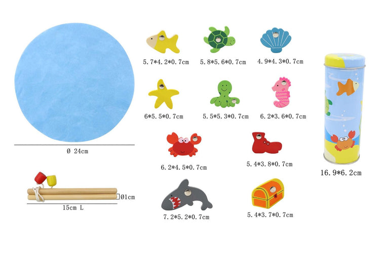 Fishing Toy in a Tin Box