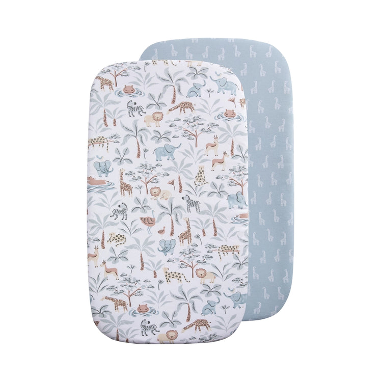 Organic Bedside Sleeper Fitted Sheets 2 Pack