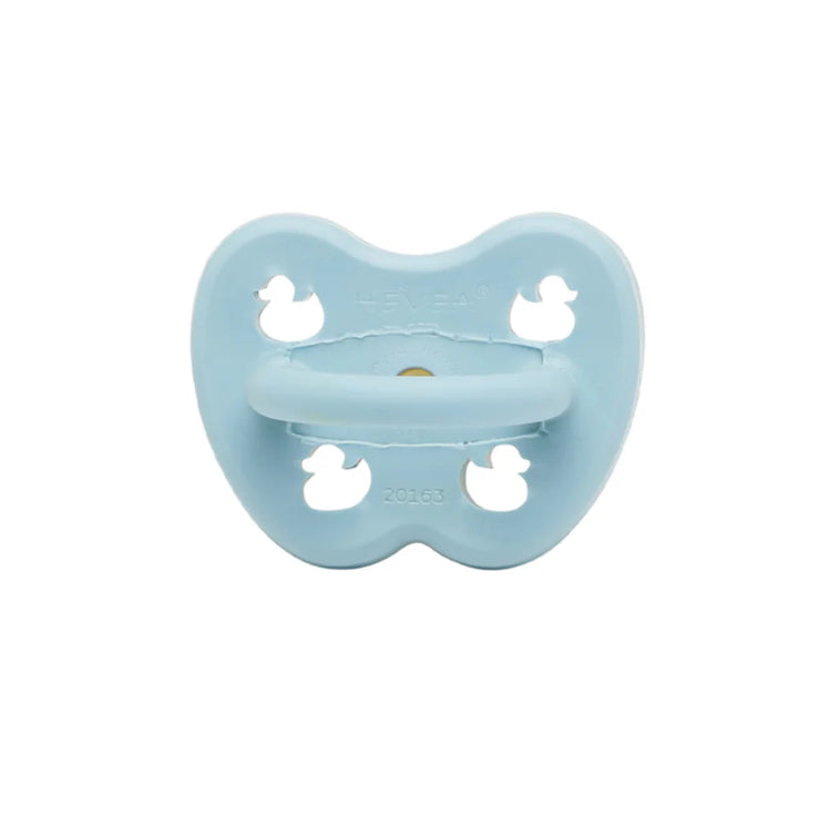Hevea | Round Pacifier | Baby Blue | 0-3 Months