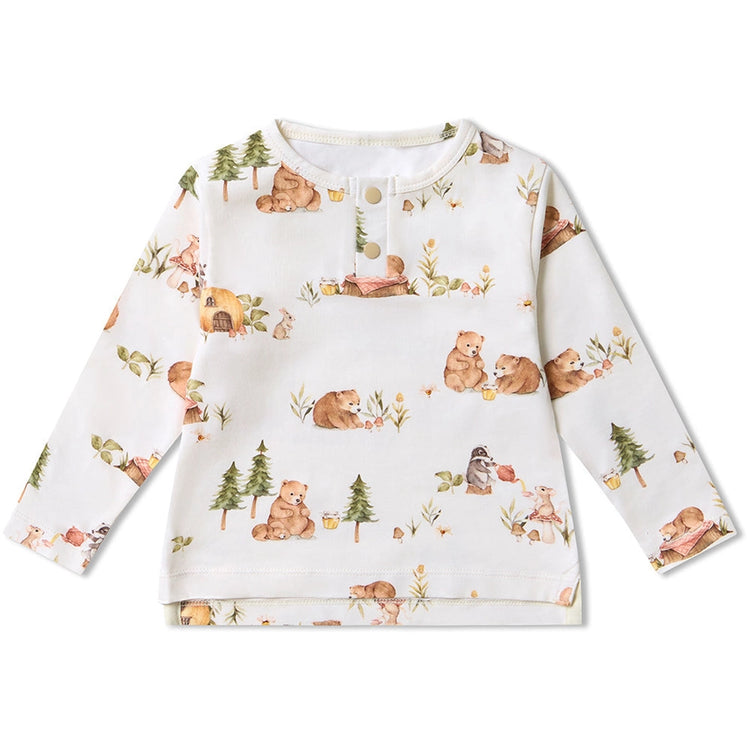 Bears Organic Long Sleeve Top