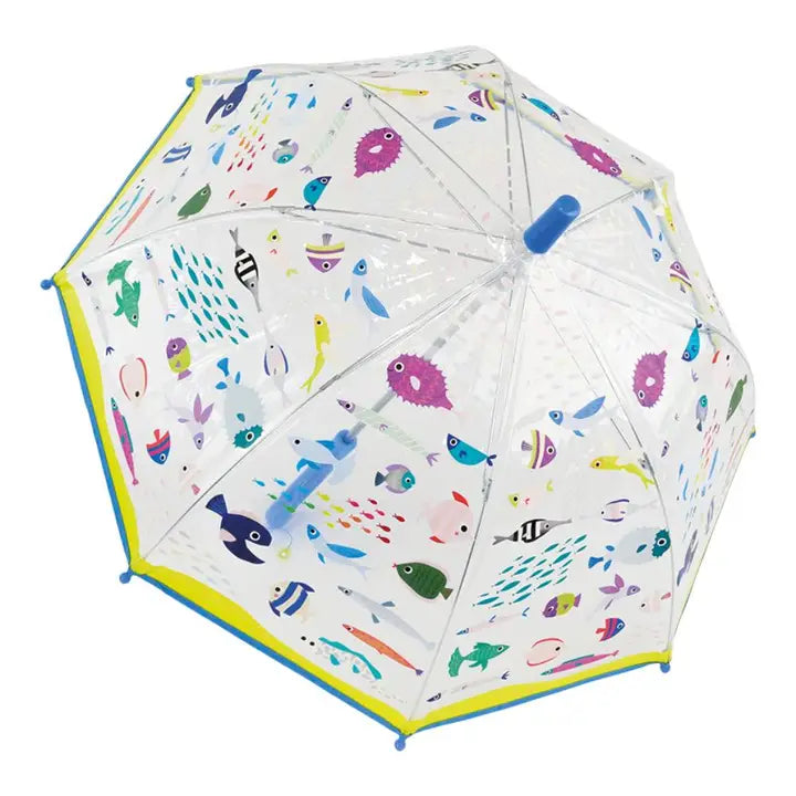 Colour Changing Umbrella - Ocean Transparent