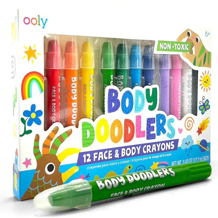 Face & Body Crayons - Set of 12