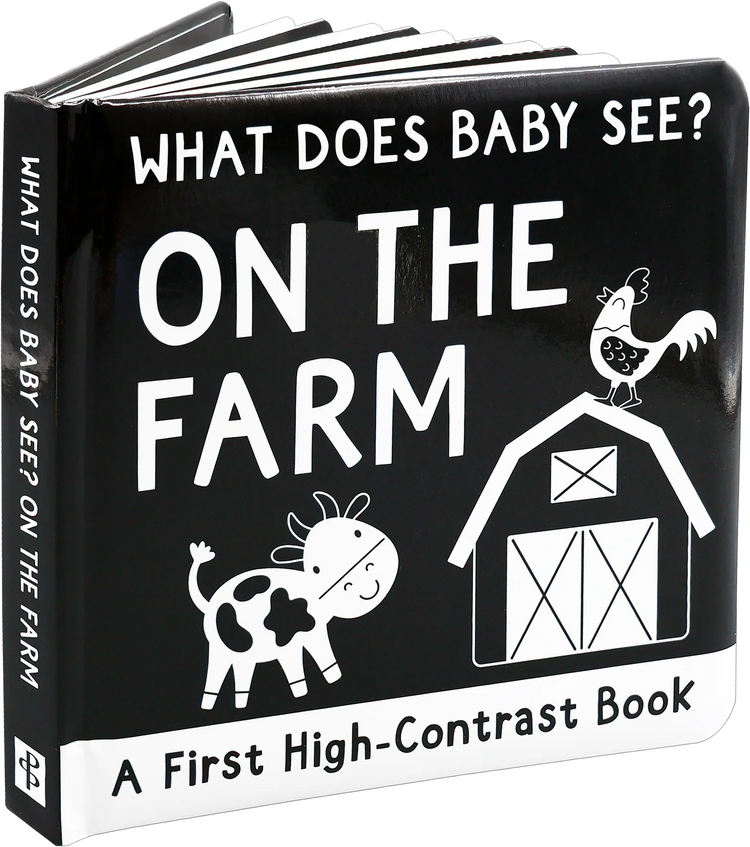 What Does Baby See? - On The Farm - A High Contrast Board Book