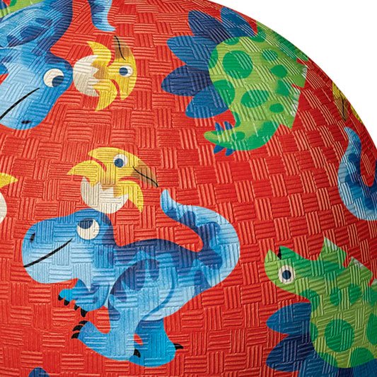 7 Inch Playground Ball - Dino Friends (Red)