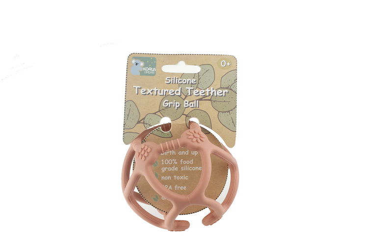 Silicone Textured Teether Grip Ball