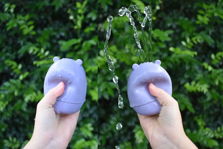Silicone Safari Splash Animal Pourers - 4 pcs - Brights