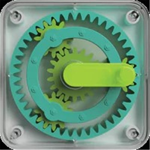 PlayTab Sensory Set 4 - Gears, Lenticular, Squeaker Tile