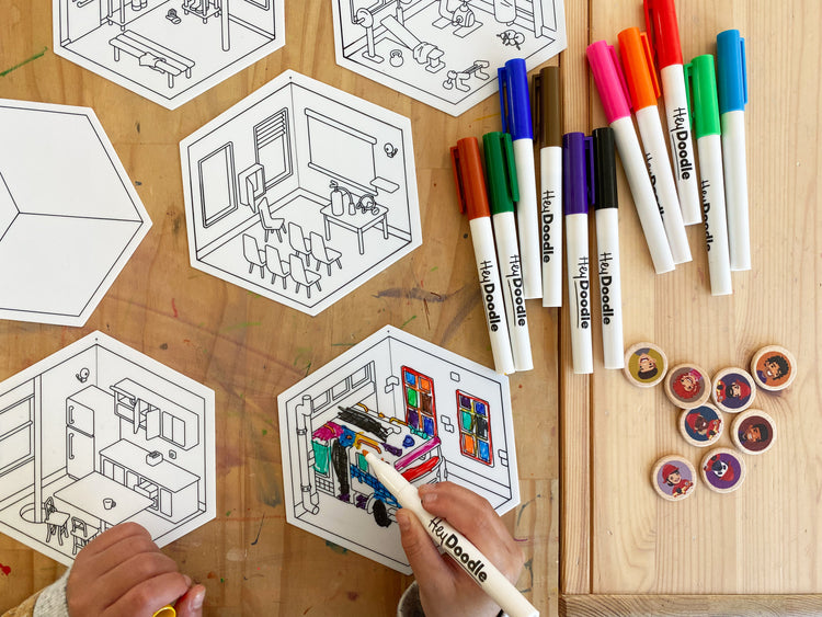 Fine-Tip Colour Markers