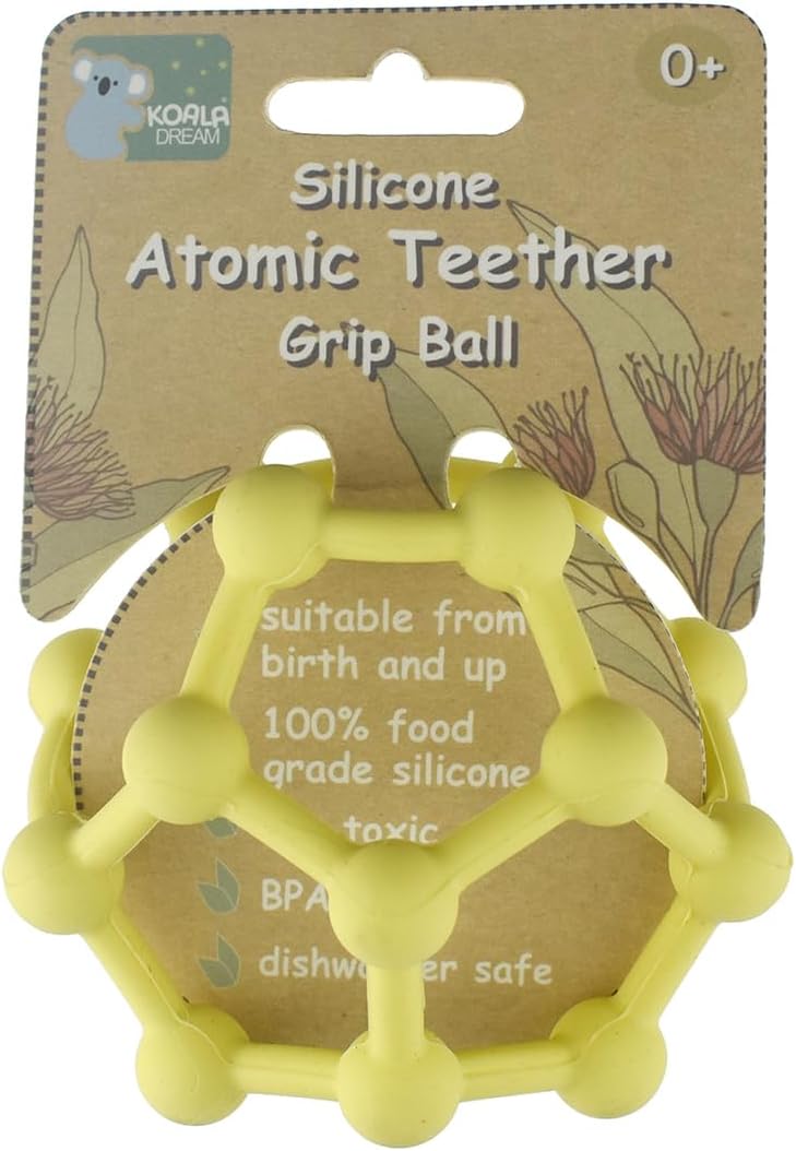 Silicone Atomic Teether Grip Ball