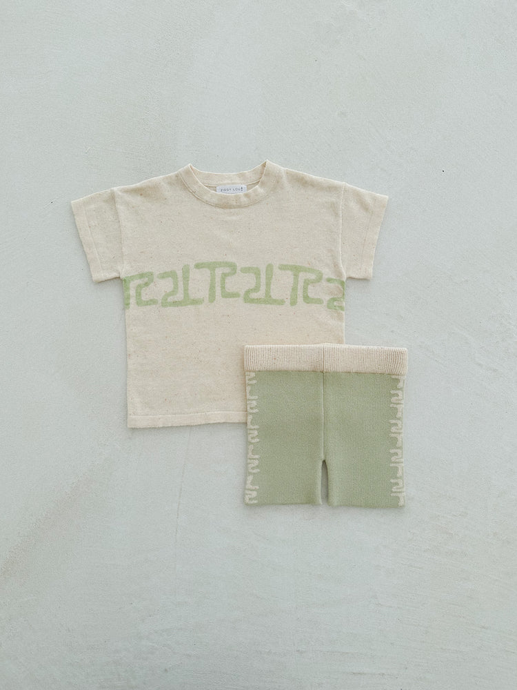 BIKE SHORTS | TALLOW (KIDS) 6-12M