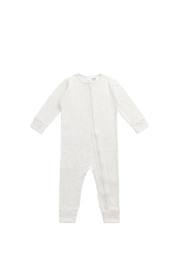 Organic Cotton Modal Frankie Onepiece - Oatmeal Marle