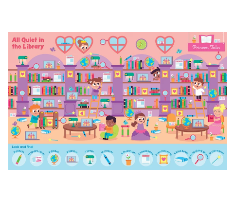 Look & Find Princesses Book