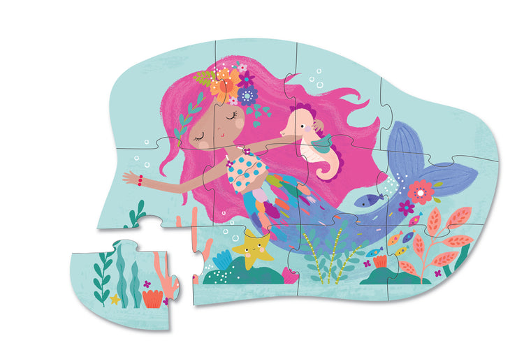 12 Piece Mini Puzzle - Mermaid Dreams