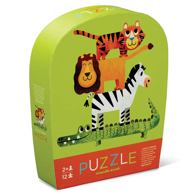 12 Piece Mini Puzzle - Jungle Friends