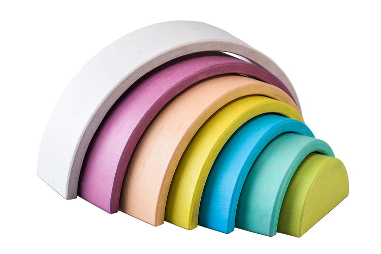 Wooden Stacking Toy | Rainbow Vintage