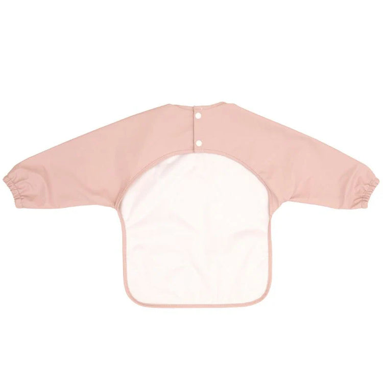 Recycled Long Sleeve Smock Bib - Pink