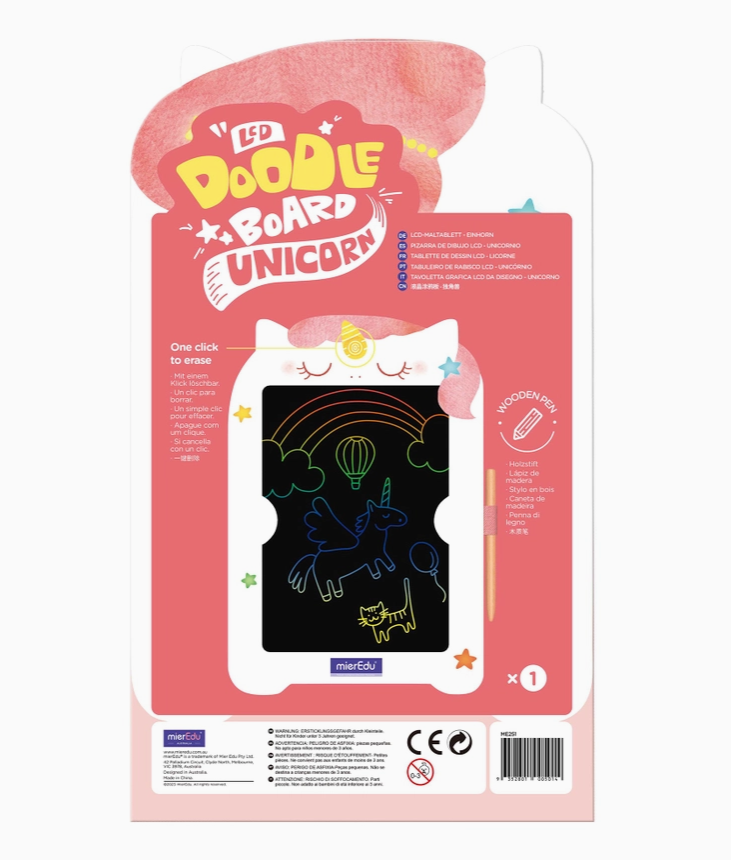Mieredu LCD Doodle Board - Unicorn
