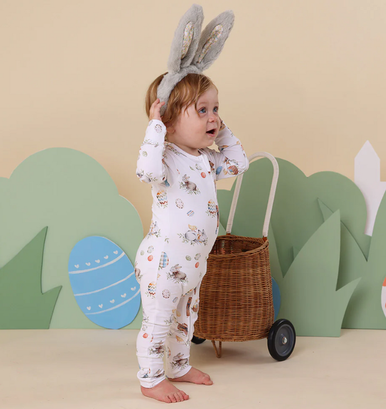 Flopsy Bunnies Organic Snugglesuit Convertible Romper