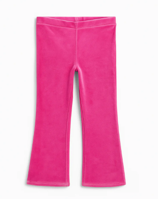 Pink Lemonade Velour Flares
