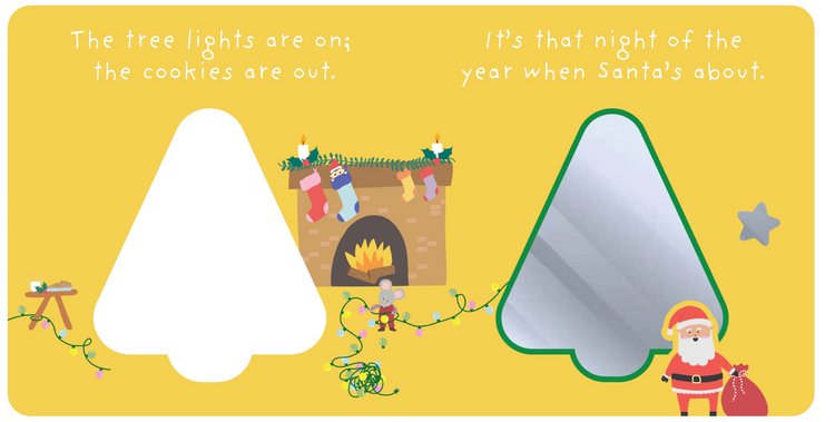 Graduating Mirror Board Book - Under the Christmas Tree