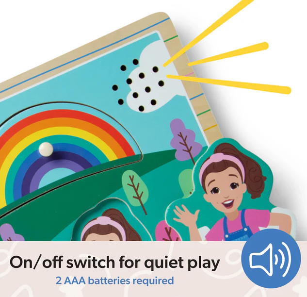 Ms. Rachel™ Wooden Song Puzzle – 6 Pieces