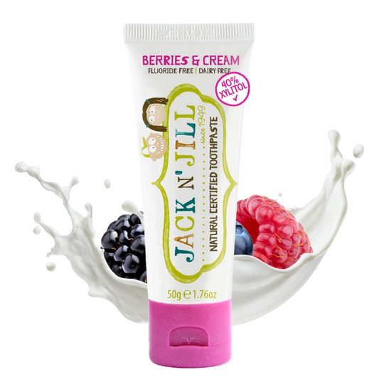 Natural Certified Toothpaste Berries & Cream 50g