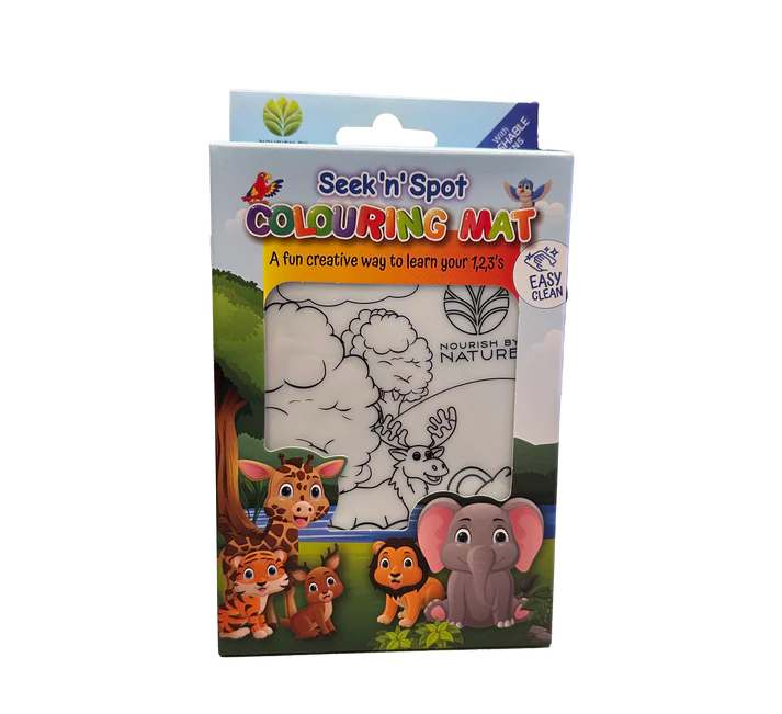 Seek n Spot Animal Silicone Colouring Mat