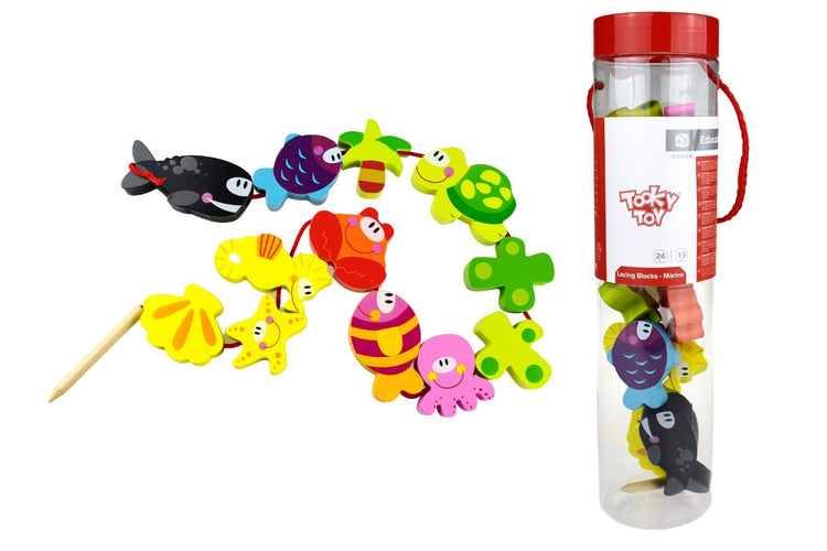 Lacing Blocks | Marine Animals