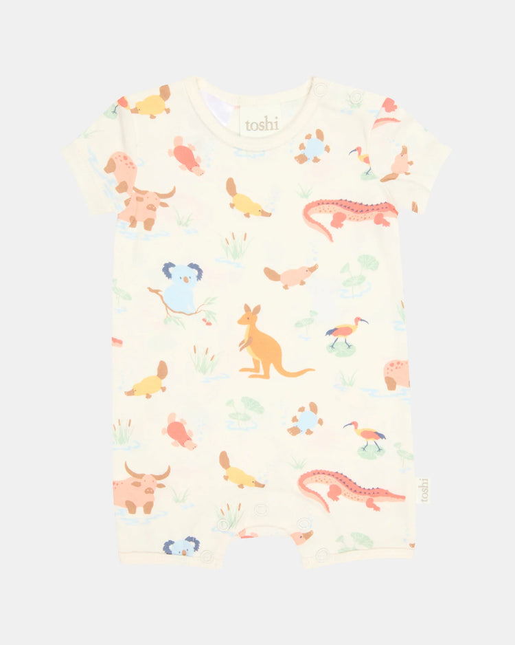 Onesie S/S Banjo - Kakadu Dawn