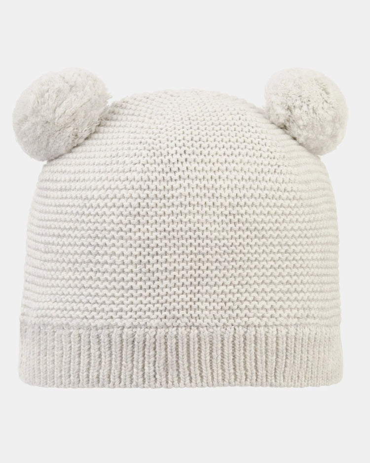 Organic Beanie Snowy Pebble