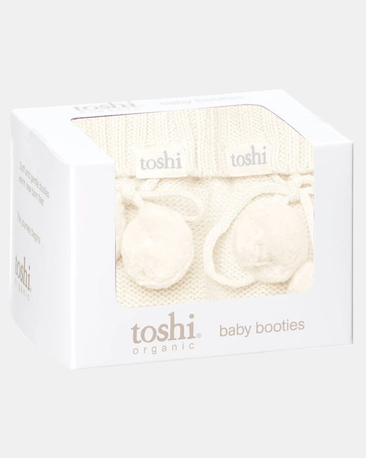 Organic Booties Marley Cream