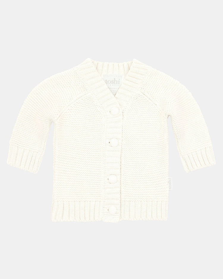 Organic Cardigan Andy Cream