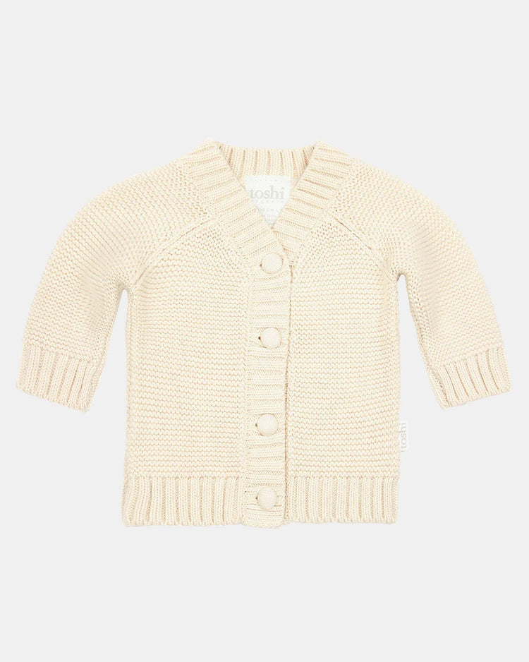 Organic Cardigan Andy Feather
