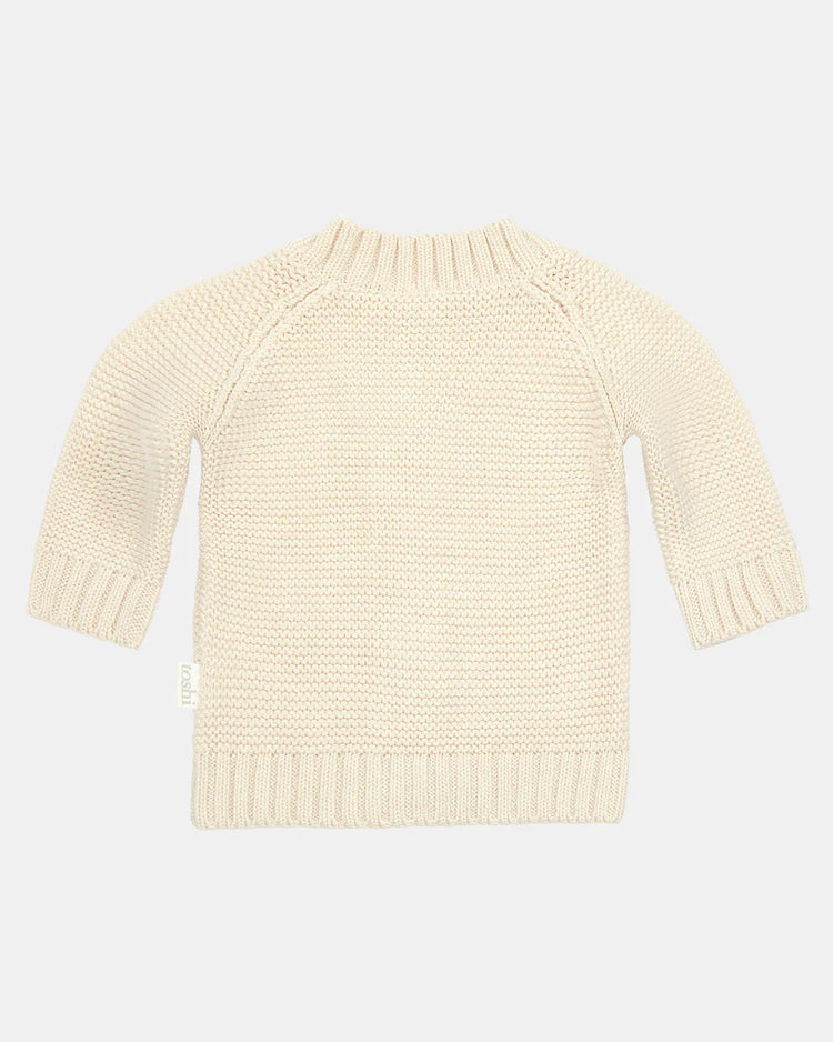 Organic Cardigan Andy Feather