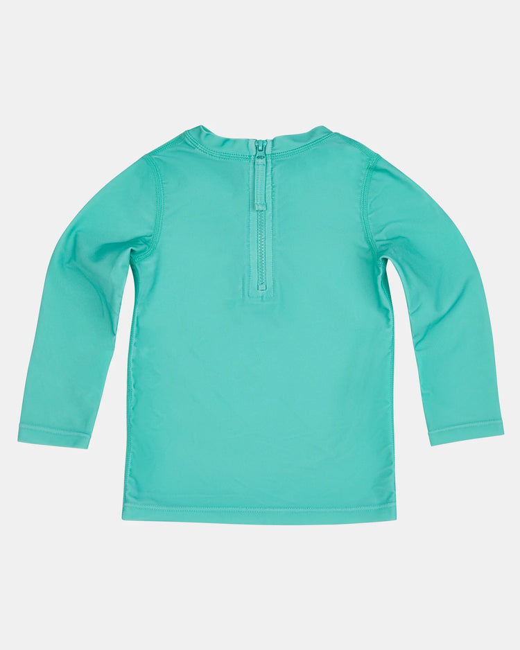 Swim Rashie L/S Splash - Congo Seagrass