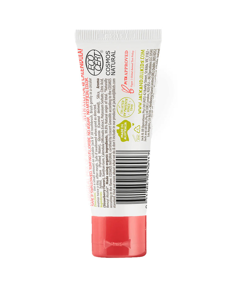 Natural Certified Toothpaste Strawberry 50g