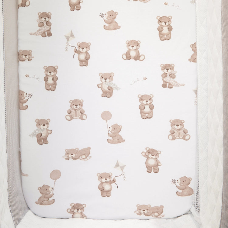 Organic Bedside Sleeper Fitted Sheets 2 Pack