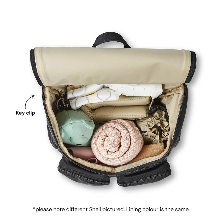 Signature Nappy Backpack - Black Diamond Quilt