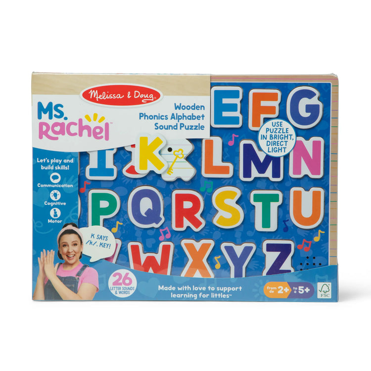 Ms. Rachel™ Wooden Phonics Alphabet Sound Puzzle - 24 Pieces