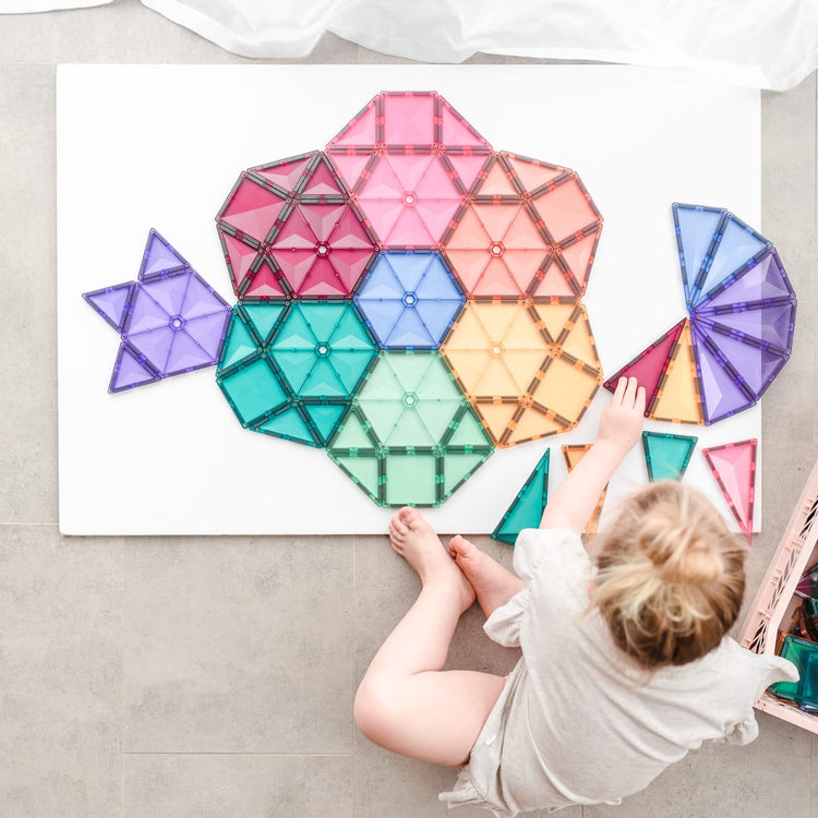Connetix Tiles - Pastel Mega Pack - 202 pieces