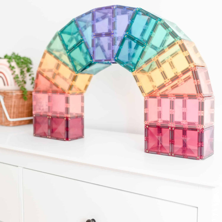 Connetix Tiles - Pastel Mega Pack - 202 pieces