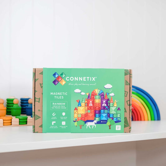 Connetix Tiles - Rainbow Creative Pack - 102 pieces