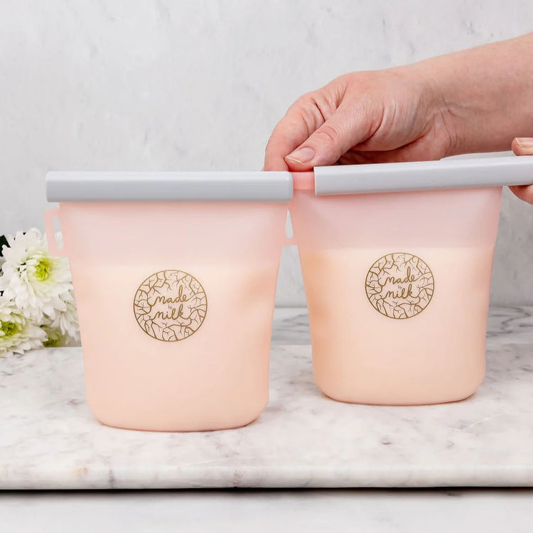 Reusable Breastmilk Storage Bags - 2pk