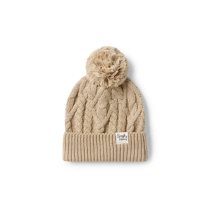 Hazelnut Organic Baby Knit Beanie