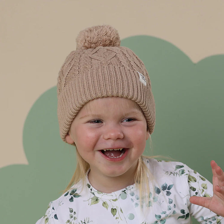 Hazelnut Organic Baby Knit Beanie