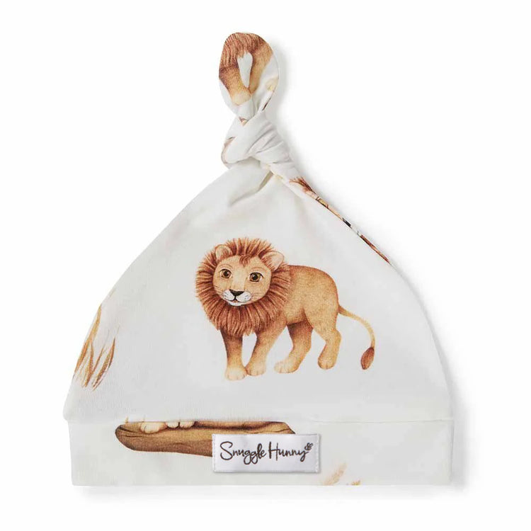 Lion Organic Knotted Beanie